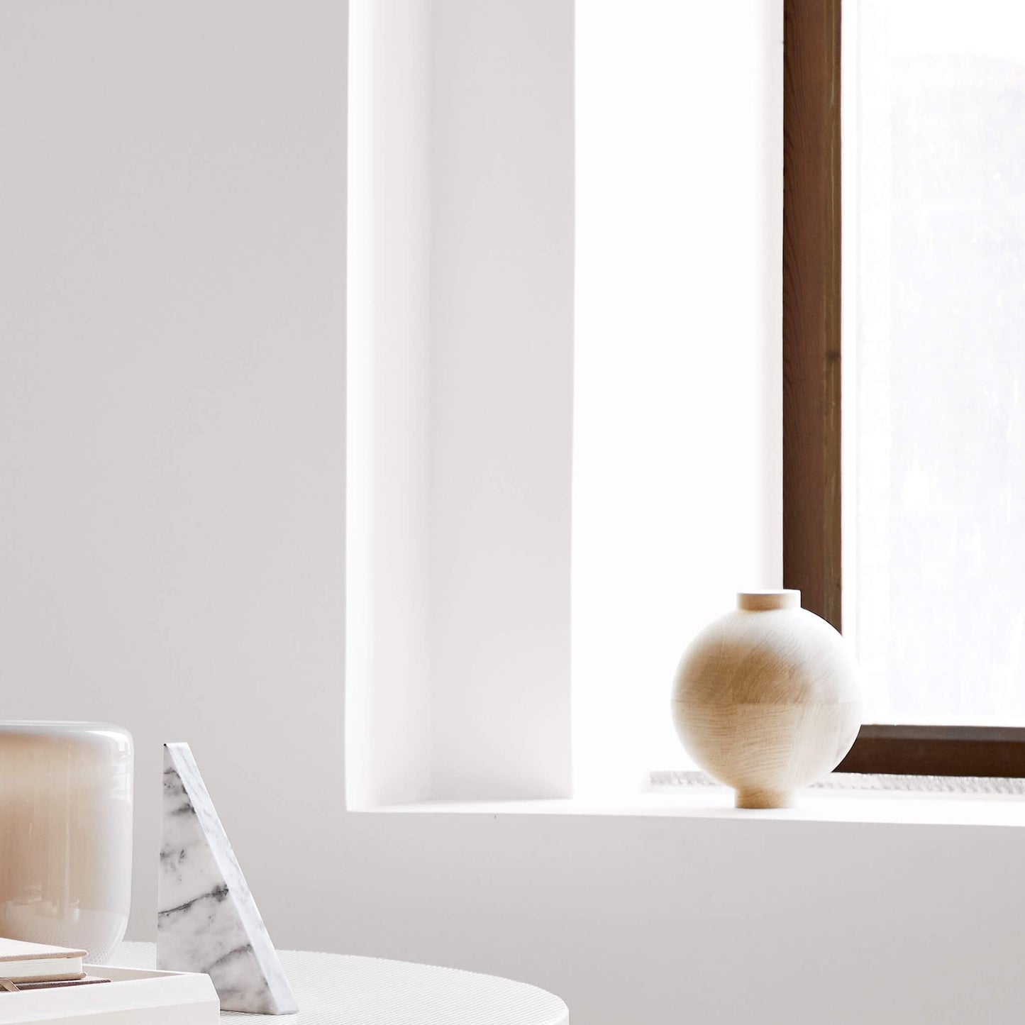 XL Wooden Sphere, Oak