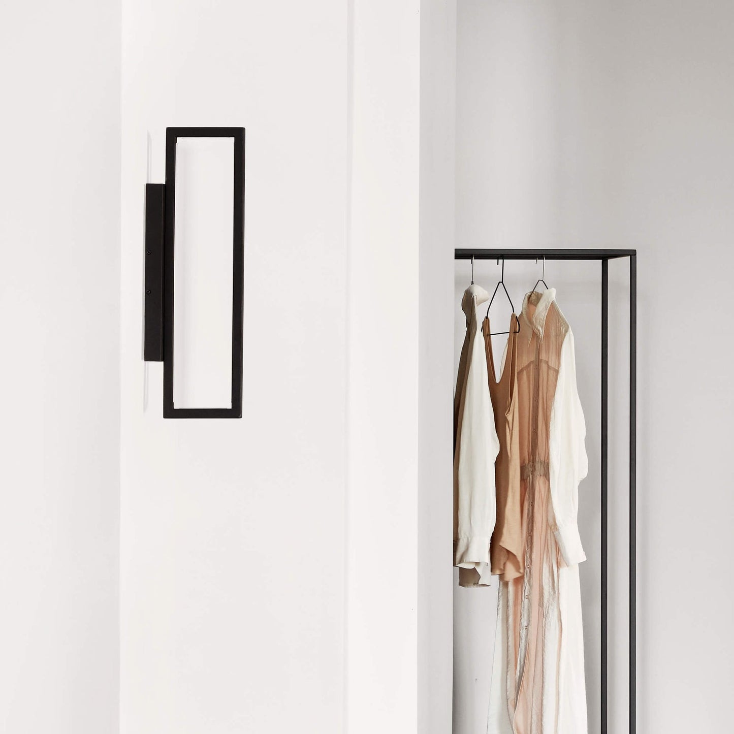 Rectangle Wall Lamp, Black