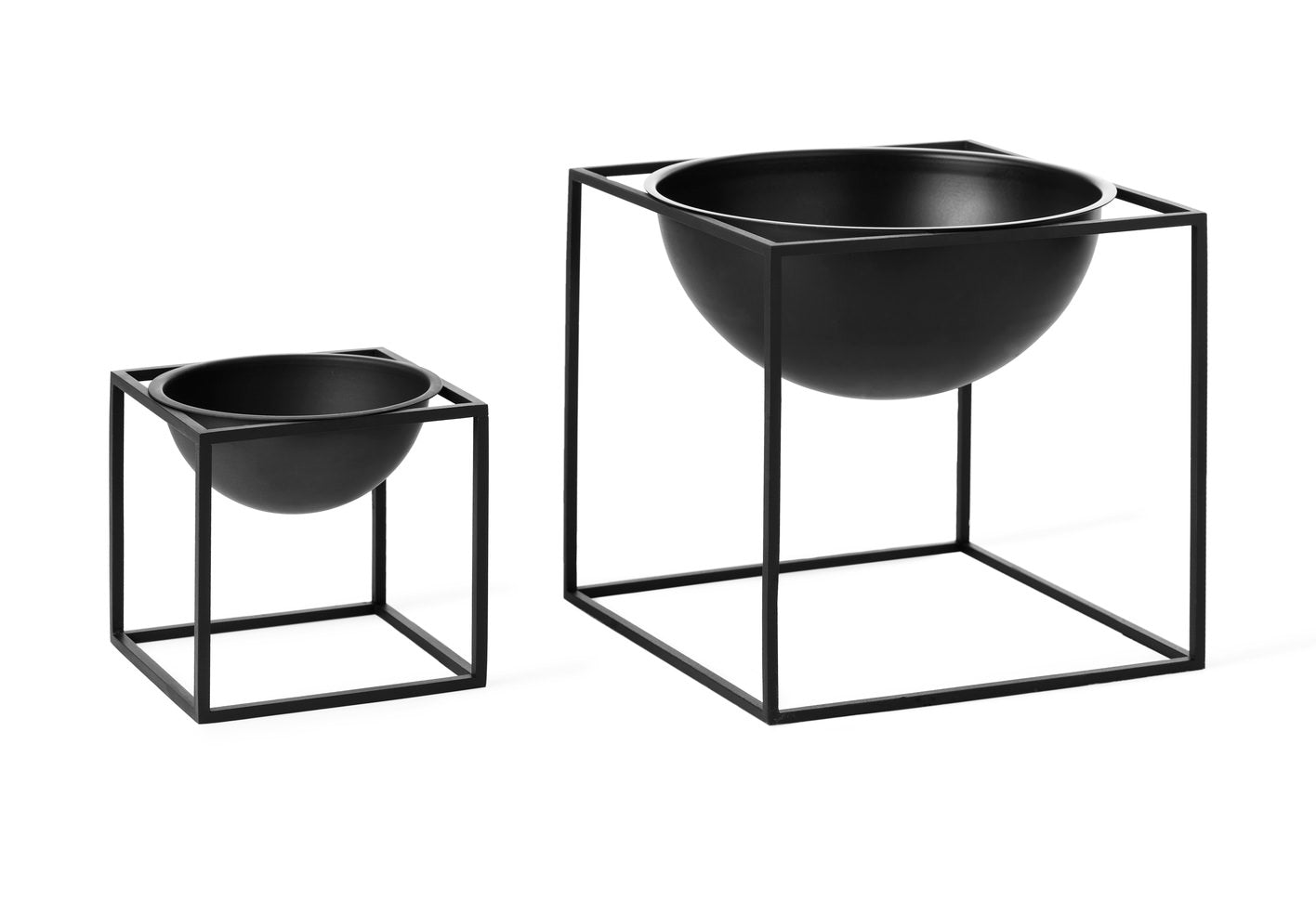 Kubus Bowl large, black