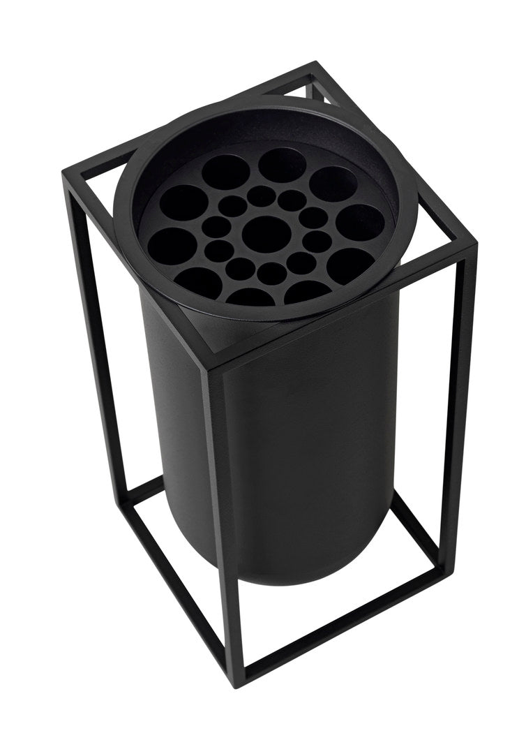 Kubus vase Lolo, black