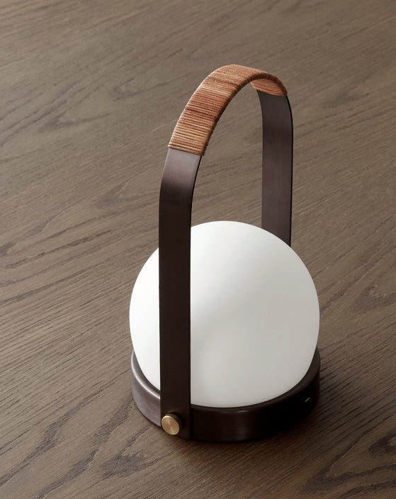 Carrie Table Lamp, Bronzed Brass