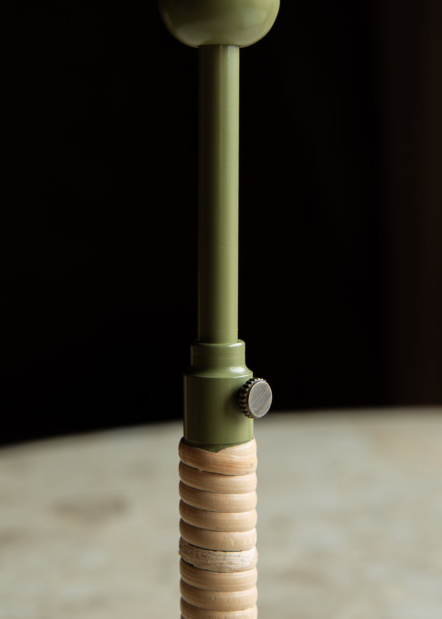 Duca Candleholder, Olive Green