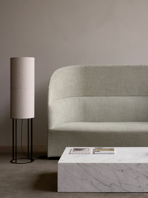 Hashira Floor Lamp Ø30, Steel Base/White