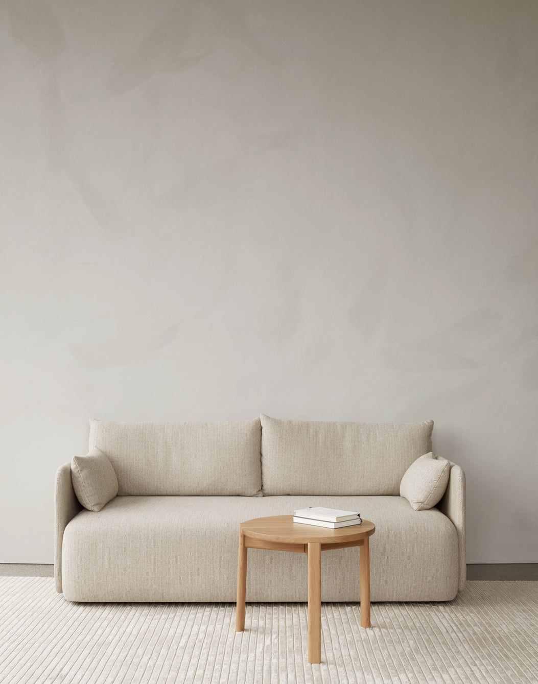 Passage Lounge Table, Ø50, Natural Oak