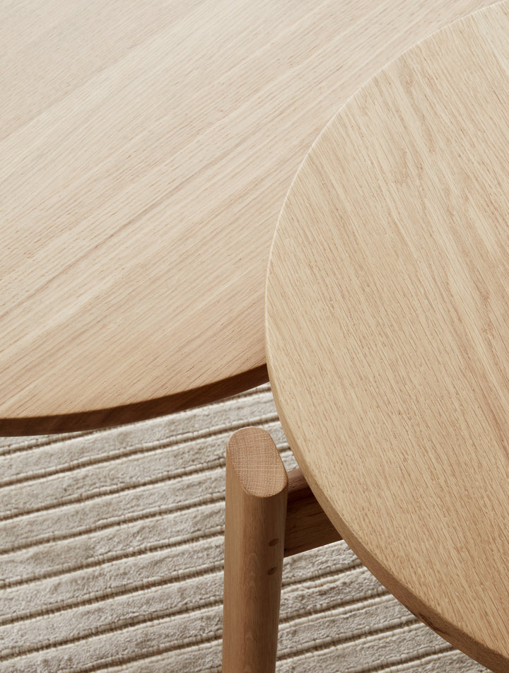 Passage Lounge Table, Ø50, Natural Oak