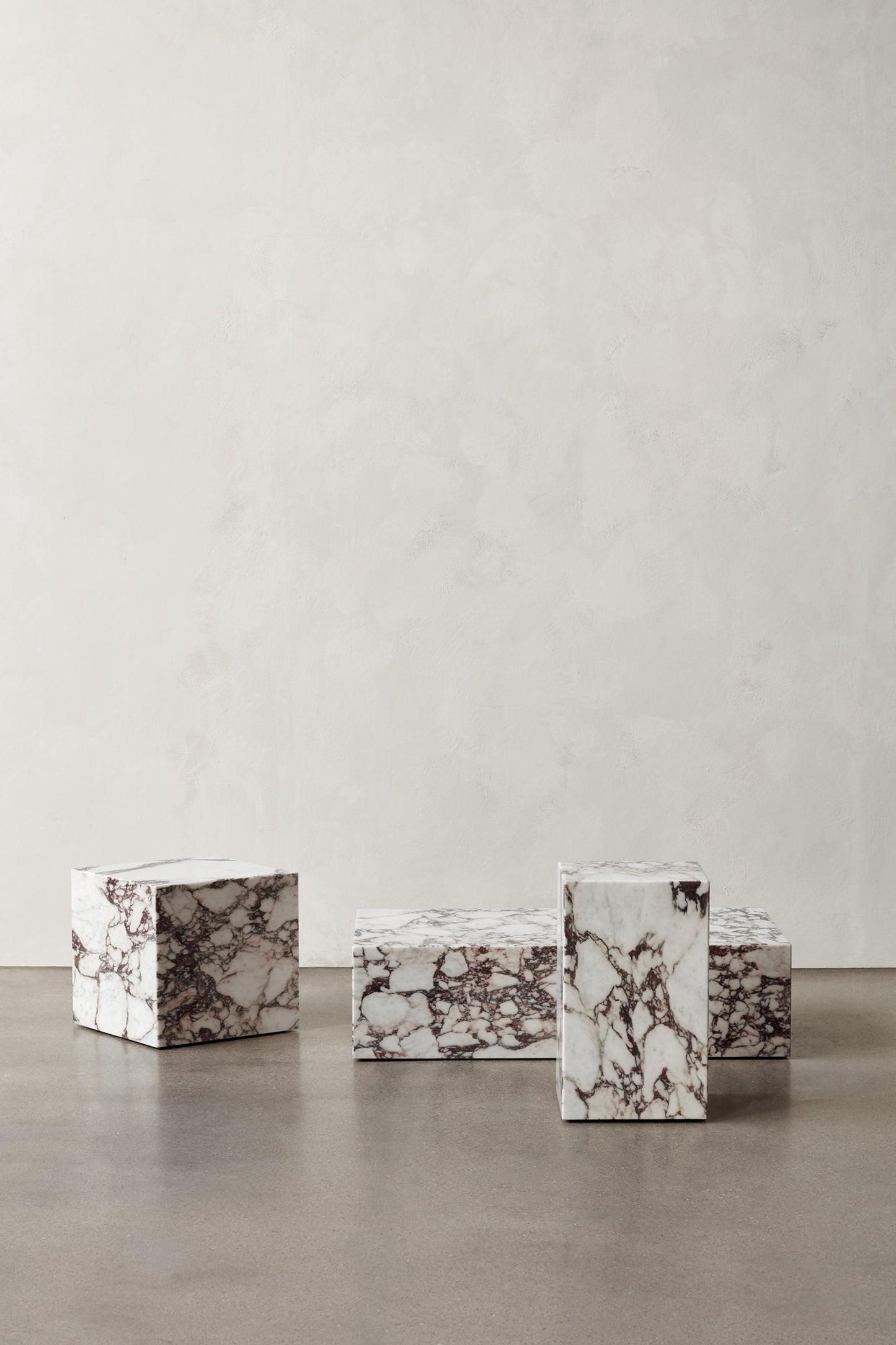 Plinth Cubic, Rose Marble