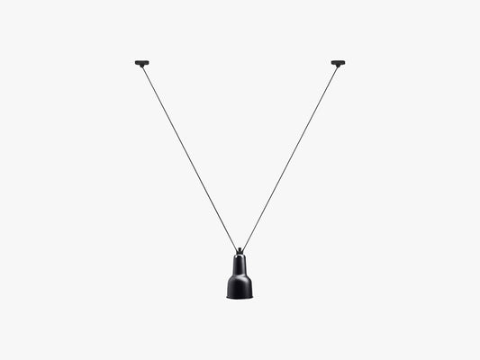 Lampe Gras N323 OC Pendel, Mat Sort