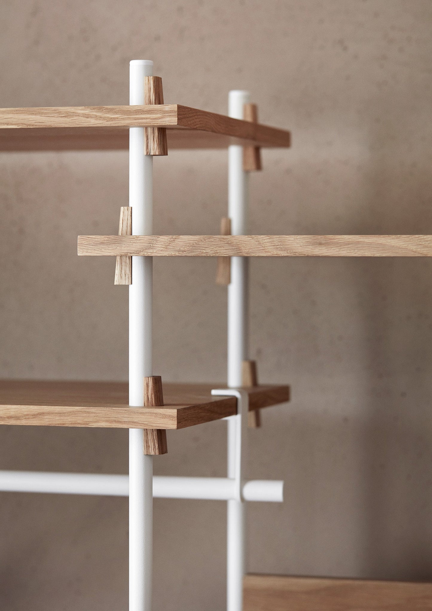 Shelving System – 22002G, Oak/White
