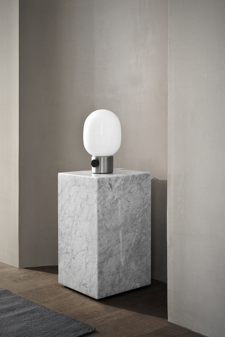 Plinth Tall, Hvid Marmor