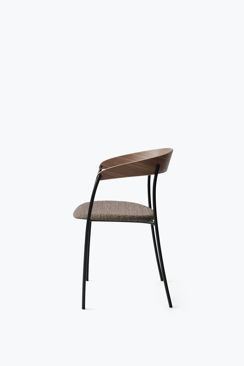 Missing Armchair Walnut - Nevotex, Barnum Dark Taupe