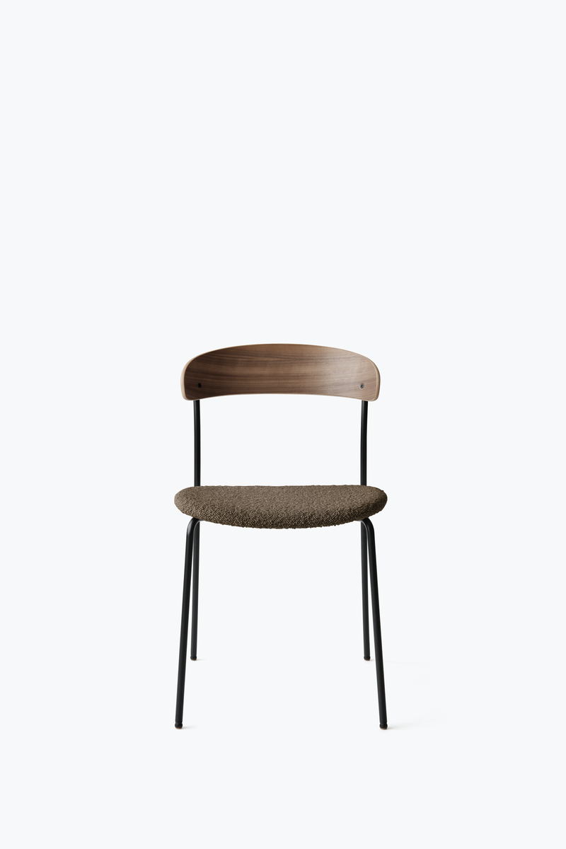 Missing Chair, Walnut - Nevotex, Barnum Dark Taupe