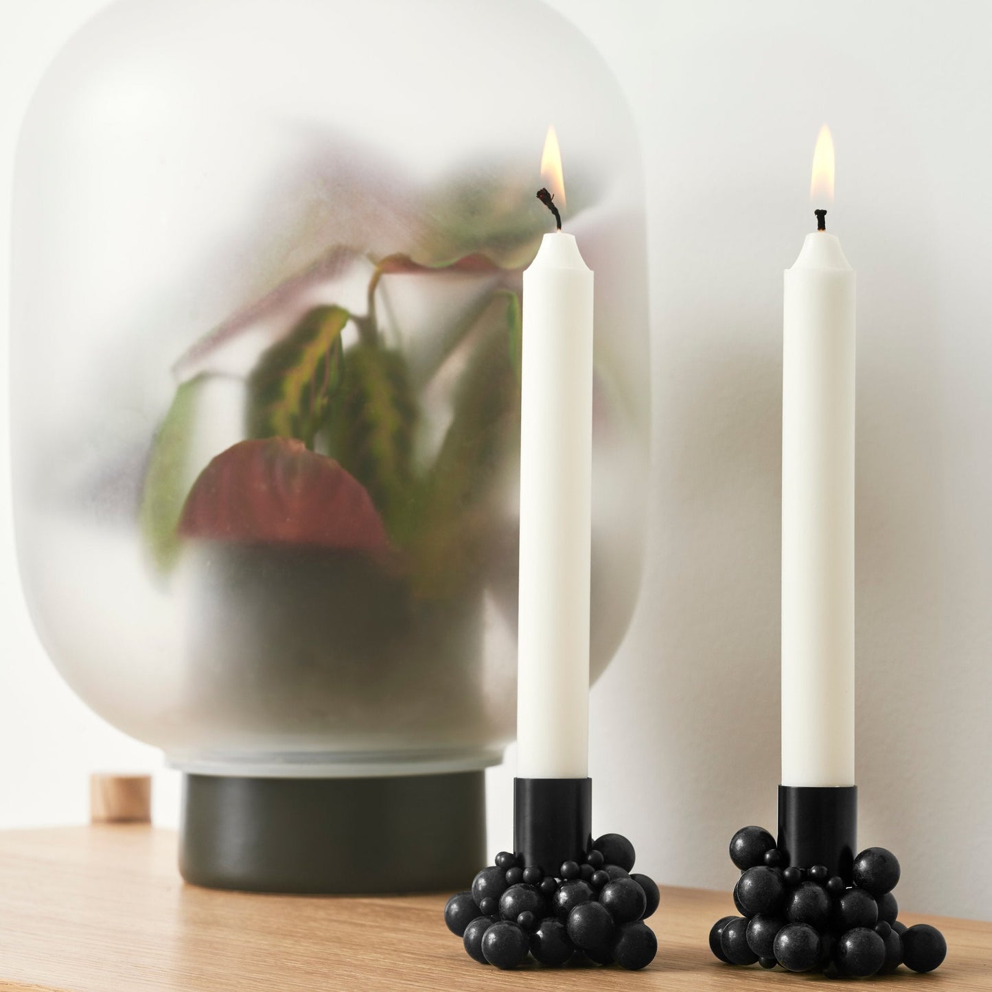 Molekyl lysestage 2 stk, Sort