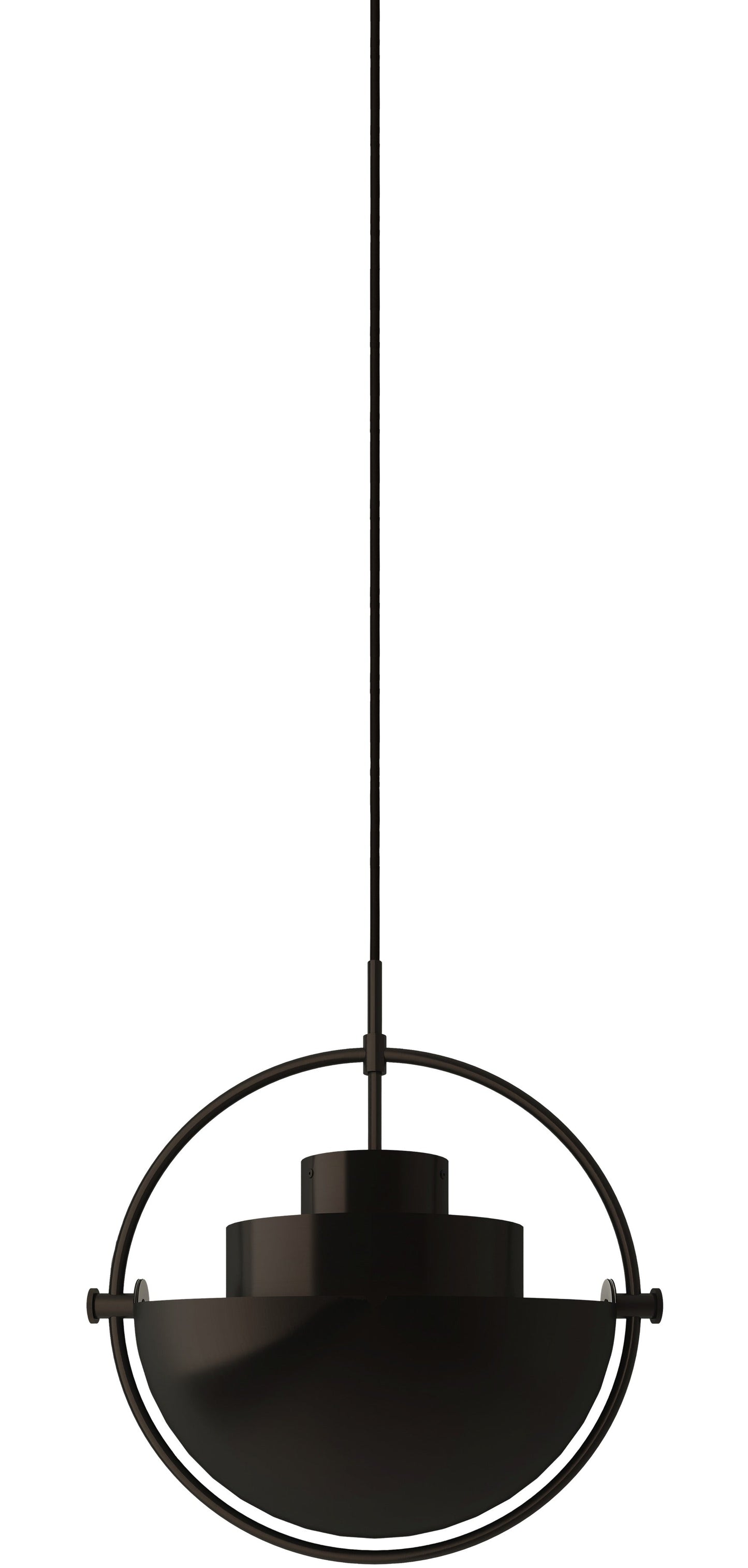 Multi-Lite Pendant Small, Black Brass base