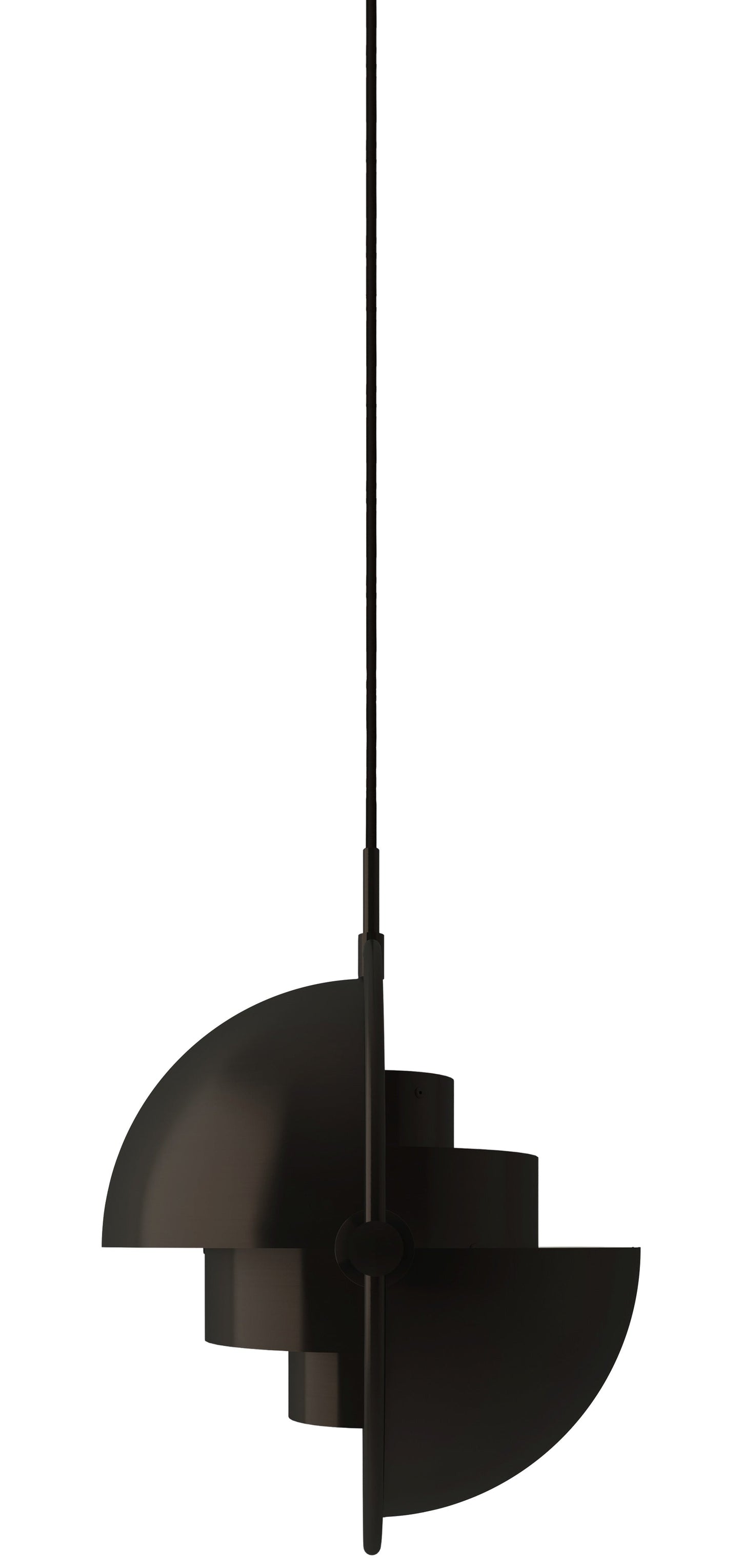 Multi-Lite Pendant Small, Black Brass base