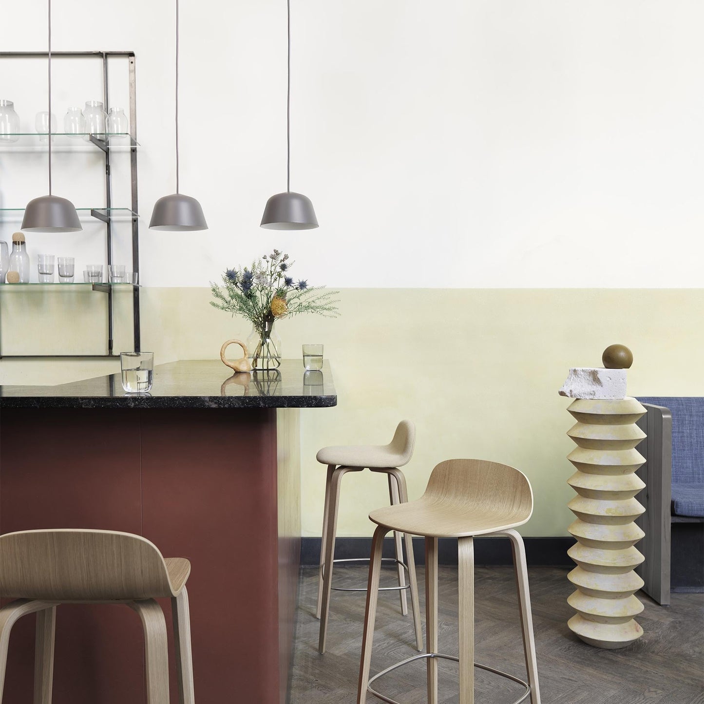 Ambit Pendant Lamp / Ø 16,5, Taupe LED
