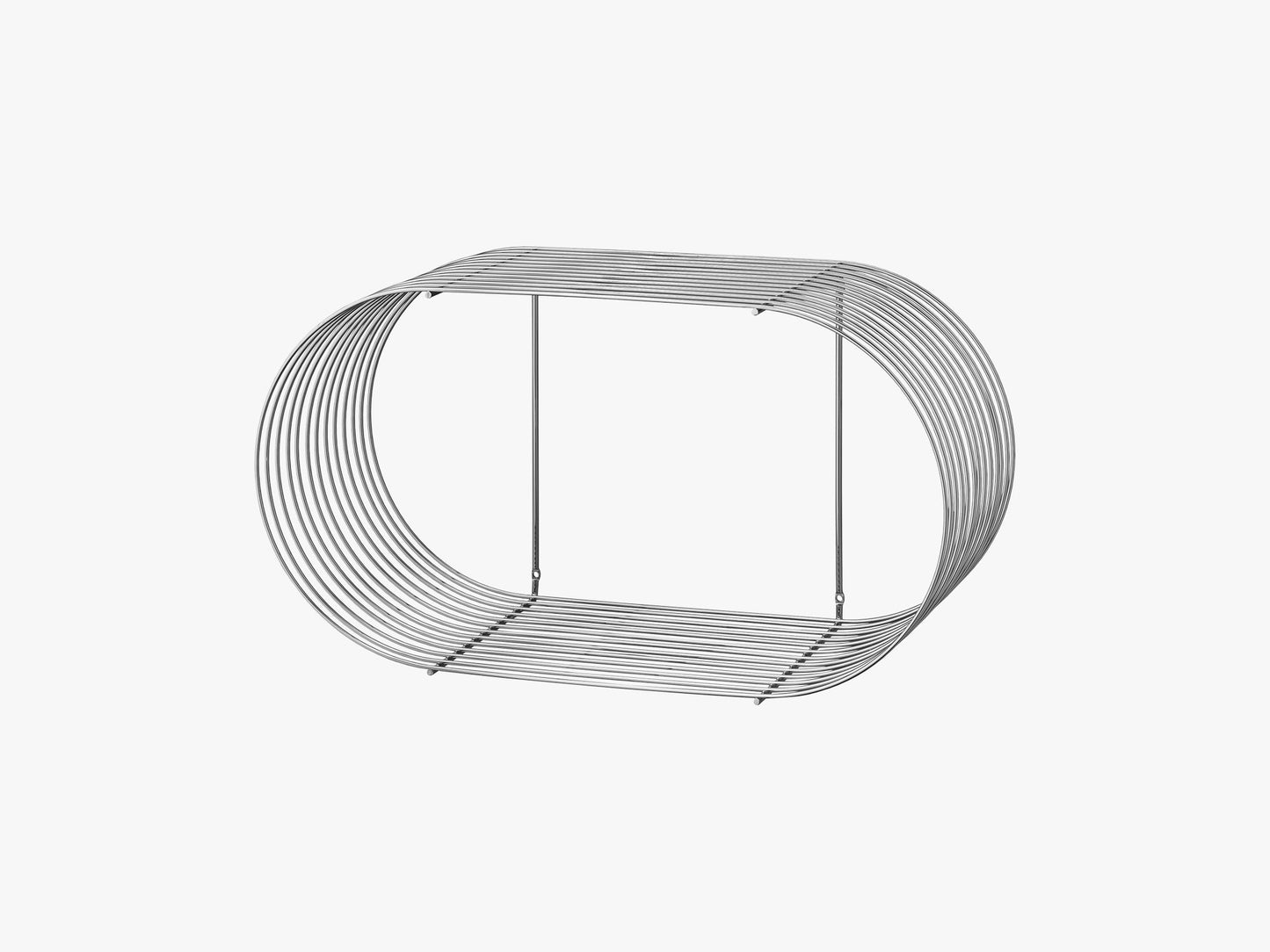CURVA Shelf, Large, Silver