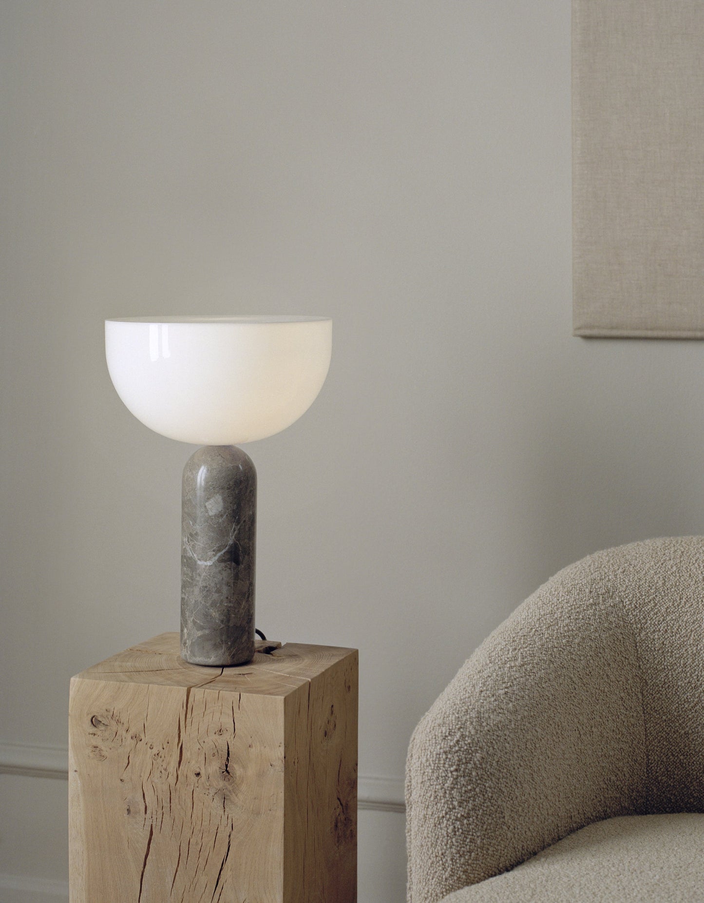 Kizu Table Lamp, Gris du Marais, Large