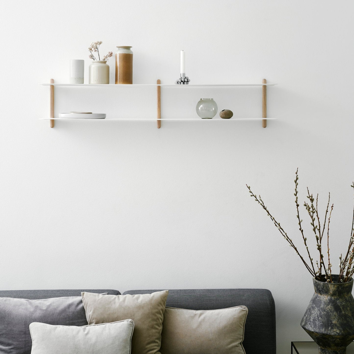 Nivo hylde C, Lys eg/hvid
