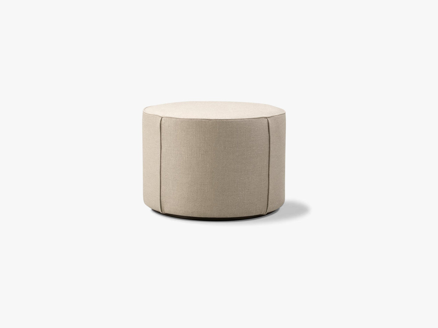 Mono Pouf Ø55, Grand Linen Natural