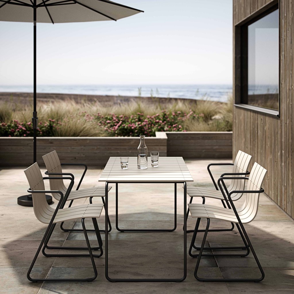 Ocean Havebord B140 cm, Sand