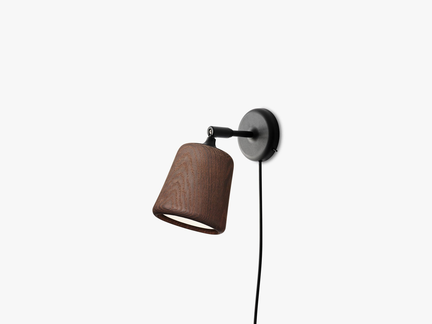 Material Wall Lamp, Smoked Oak