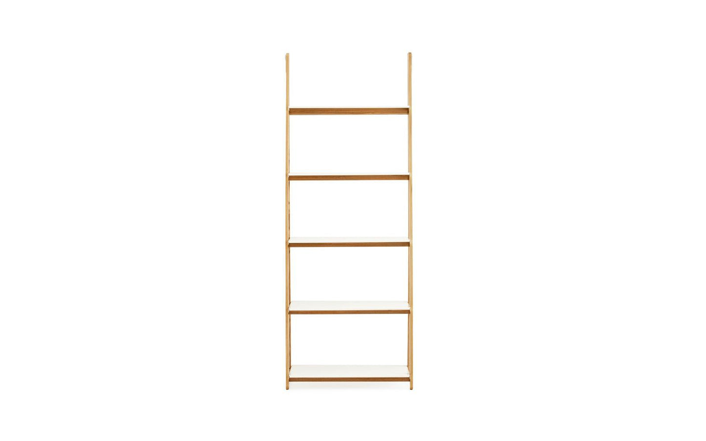 One Step Up Bookcase High, White