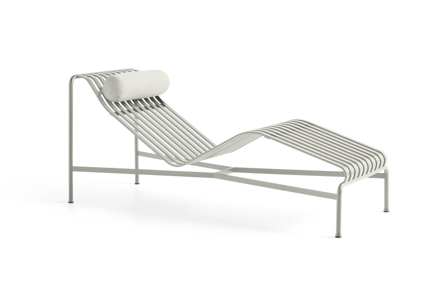 Palissade Chaise Longue Headrest Cushion, Sky grey