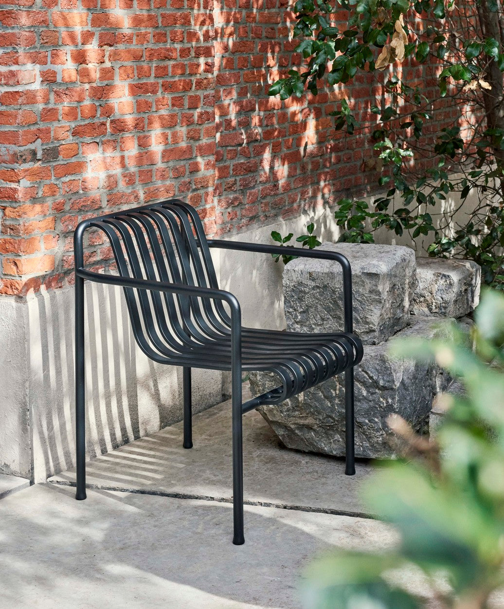 Palissade Dining Armchair, Anthracite