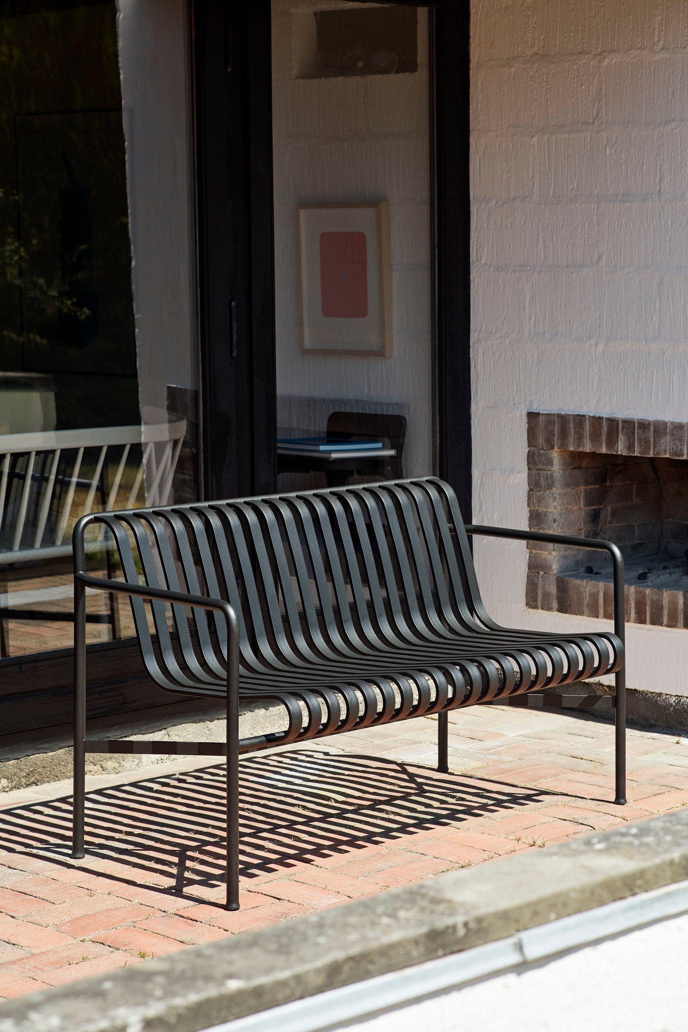Palissade Dining Bench, Anthracite