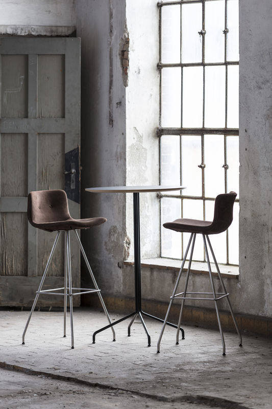 Primum Bar Stool High, rustfri ben, Zenso black