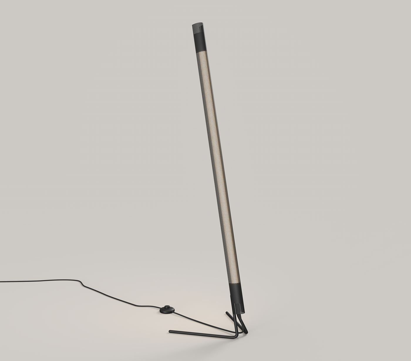 Radent Floor Lamp, Black