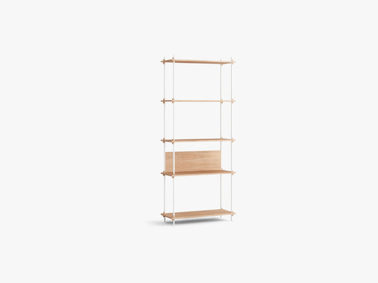 Shelving System – S2001A, Oak/White