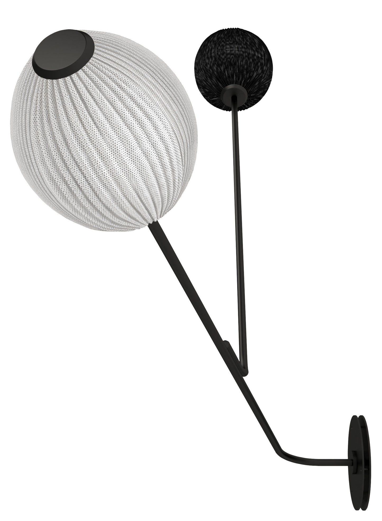 Satellite Wall Lamp, Black/White