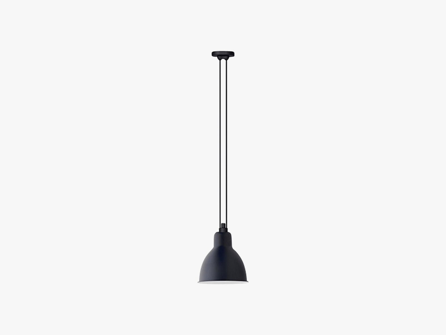 Lampe Gras N322 XL Pendel Round, Mat Blå