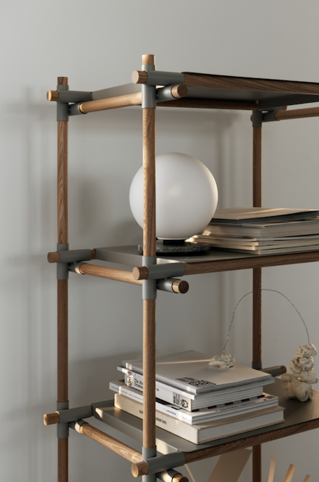 TR Bulb, Table/Wall Lamp, Grey Marble