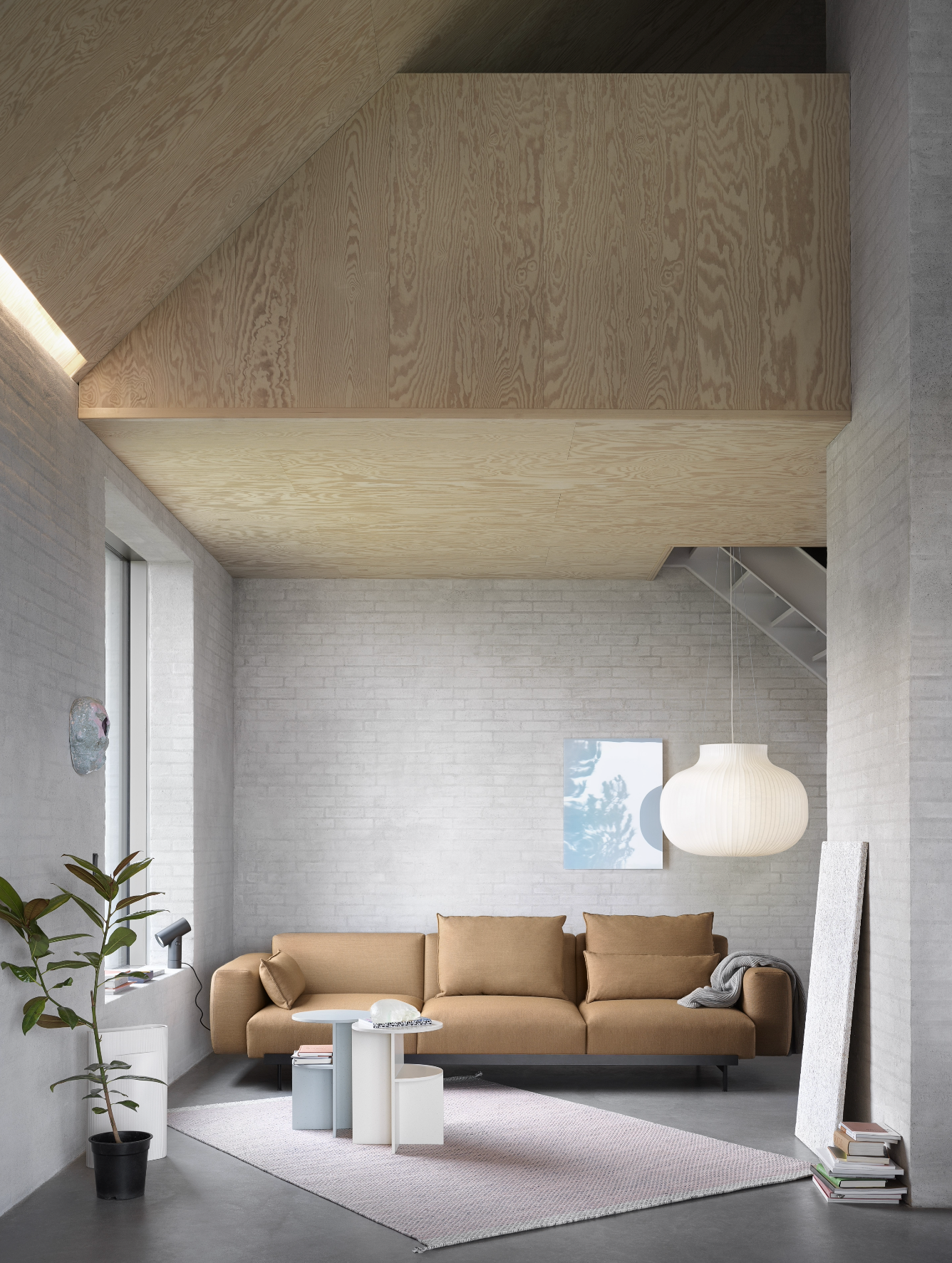 Strand Pendant - Closed - Ø 80, White