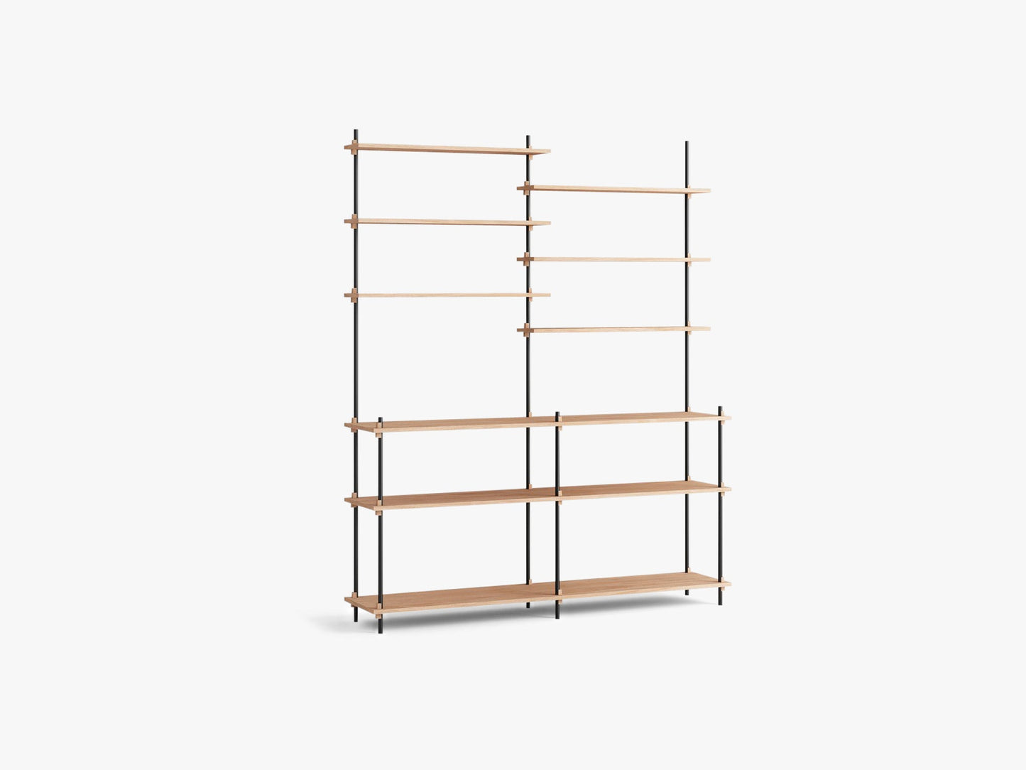 Shelving System – S2002D, Oak/Black