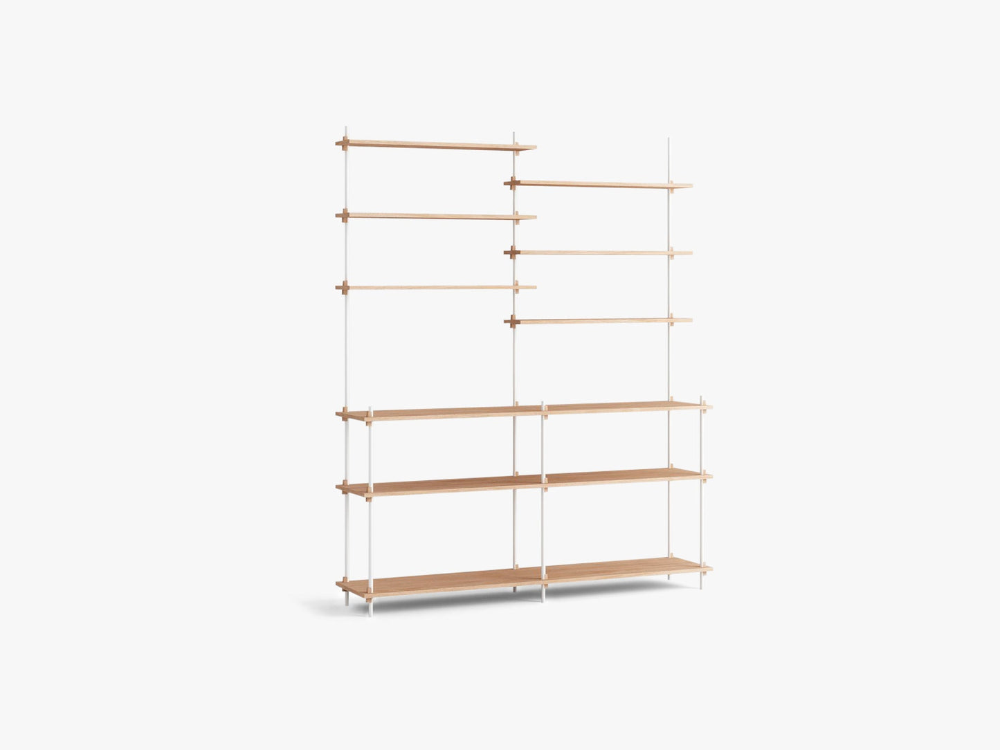 Shelving System – S2002D, Oak/White