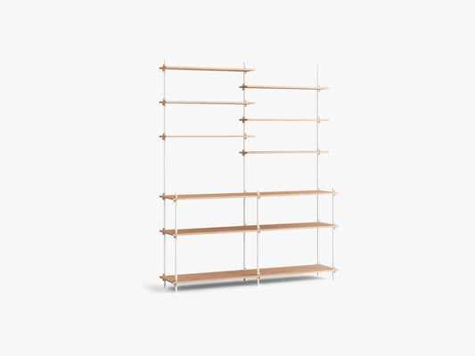 Shelving System – S2002D, Oak/White