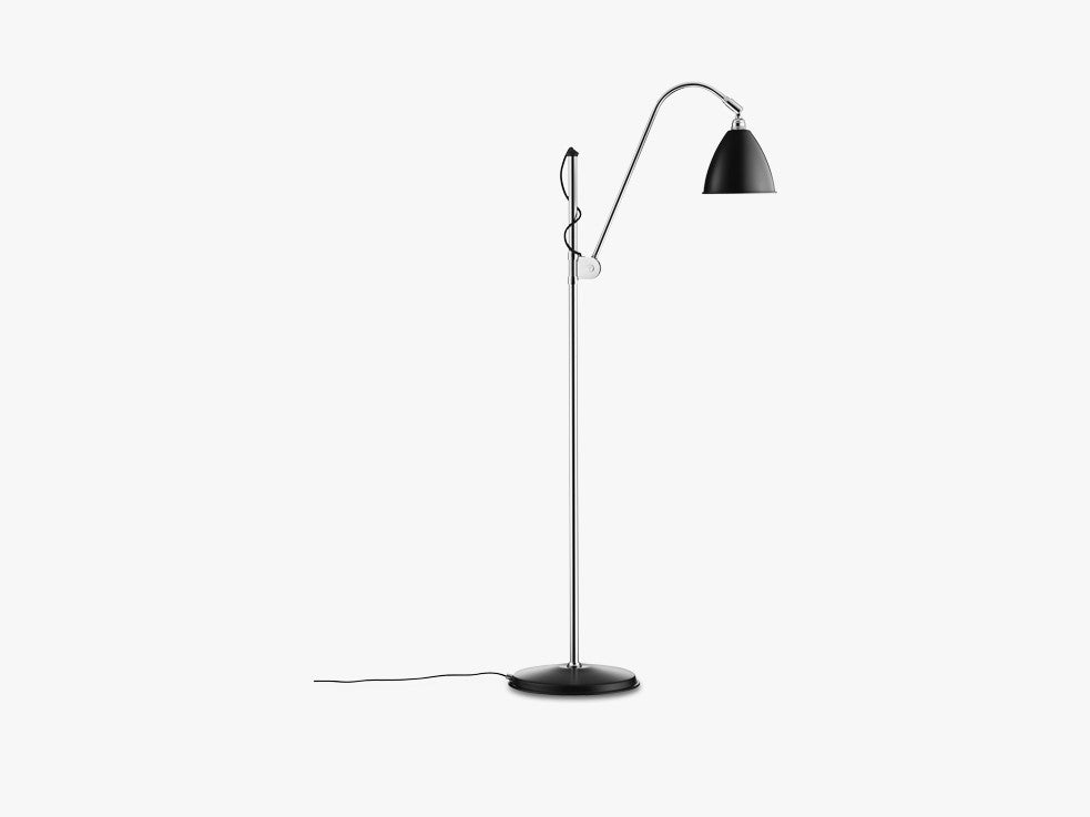 Bestlite BL3 Floor Lamp - Ø16 - Crome Base, Black