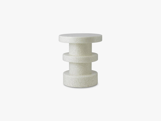 Bit Stool Stack, White/White