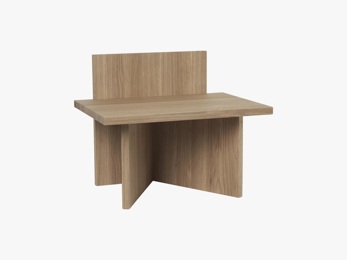 Oblique Stool, Oak