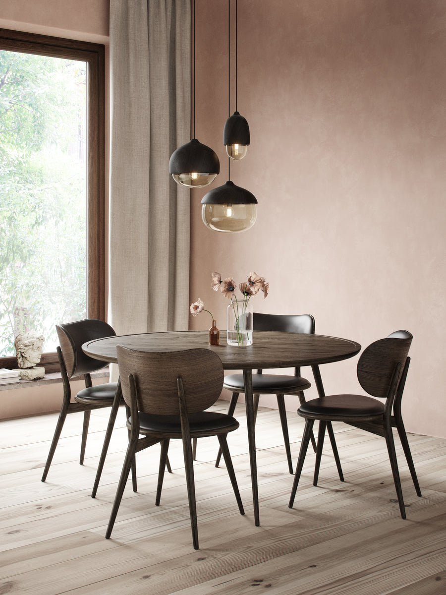 Terho Pendant, Medium Black Linden, Black