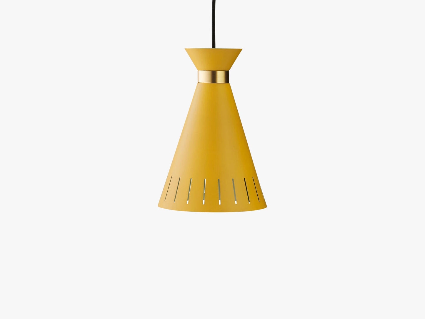 Cone pendant, Honey yellow