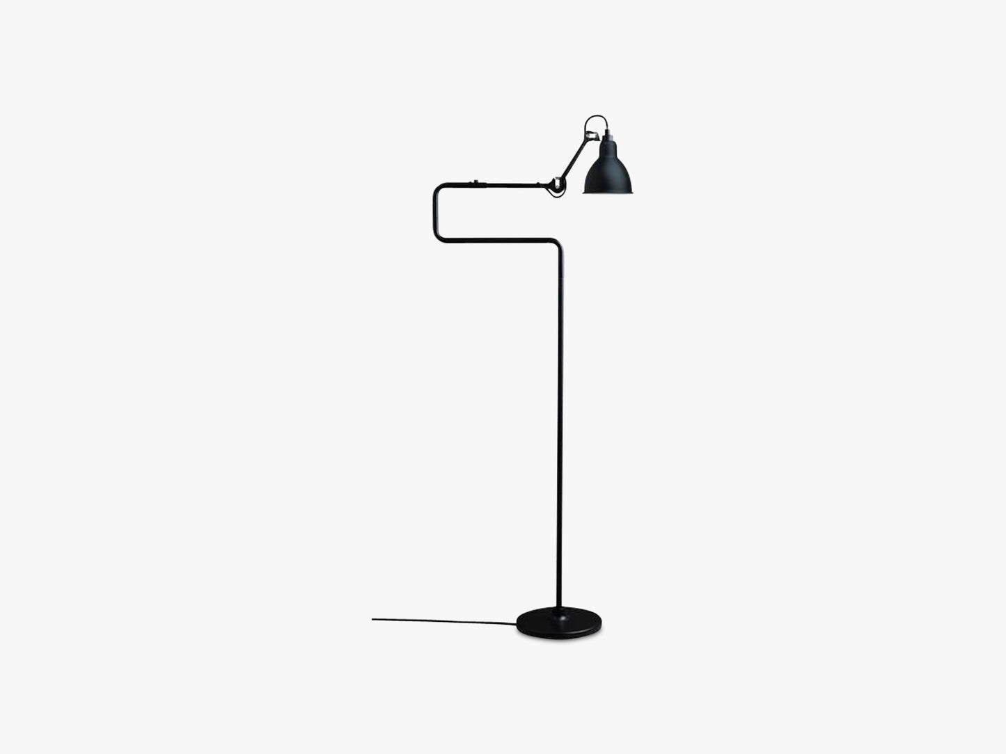 Lampe Gras N411, Mat Sort