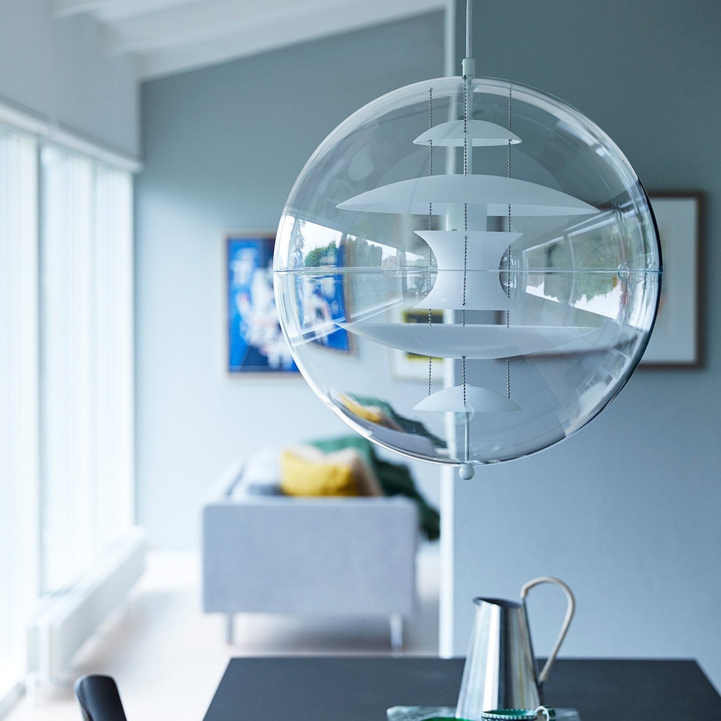 VP-Globe Glass Pendant, Opal