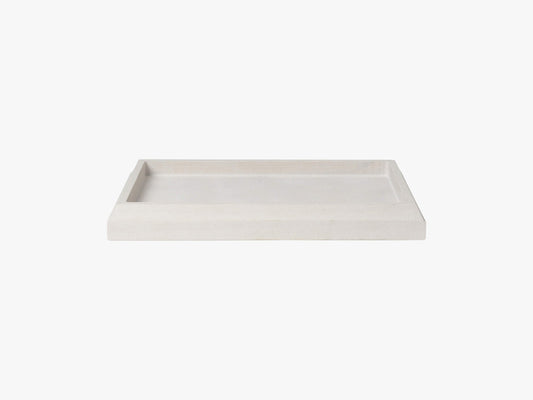 Sandstone Desk Organizer - Large, Light Grey