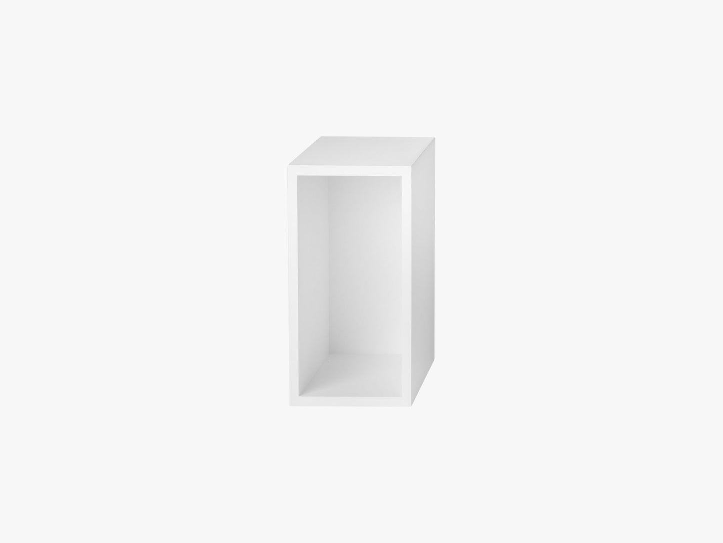 Stacked Storage System - Small w backboard, White