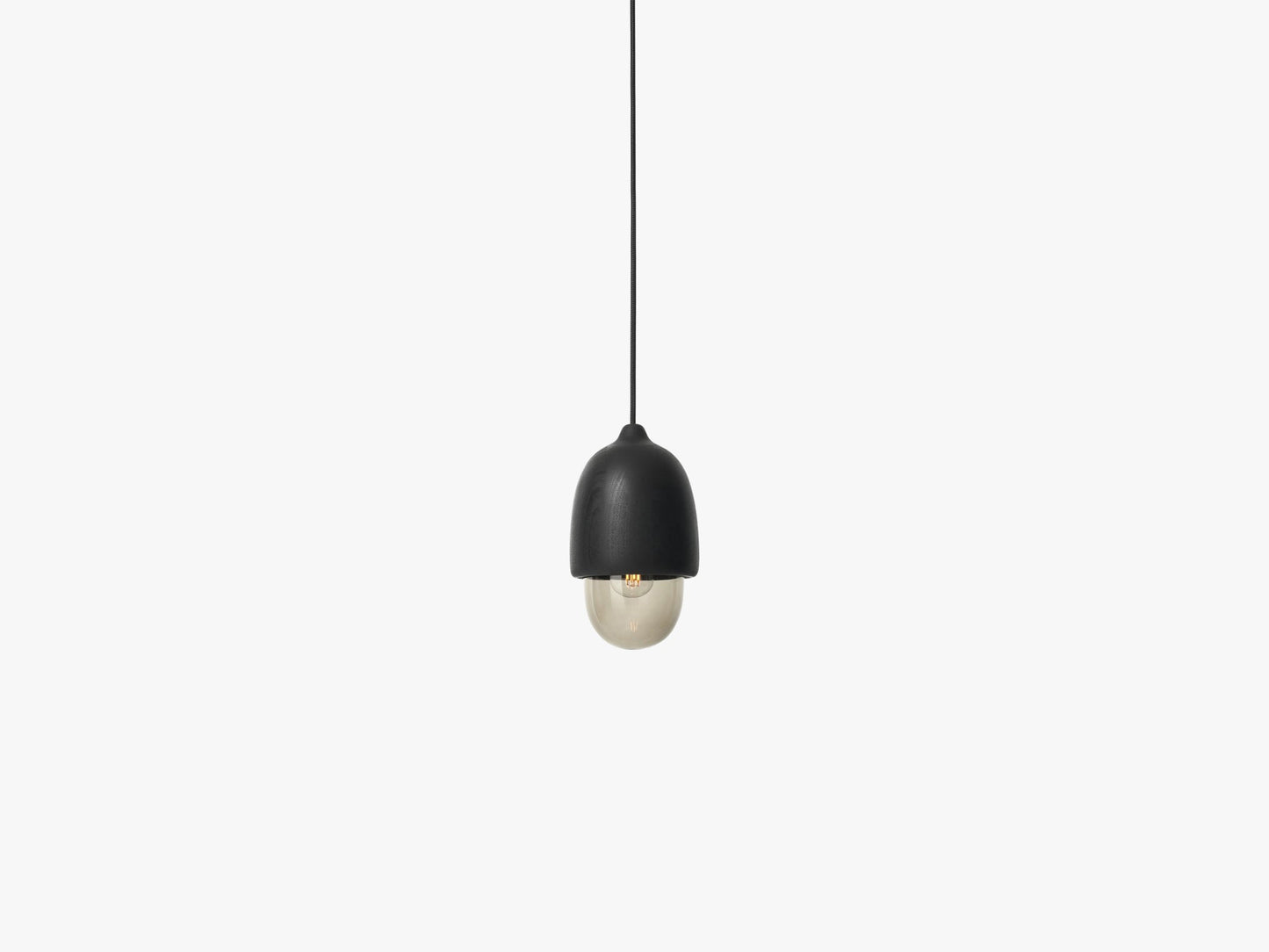 Terho Pendant, Small Black Linden, Black