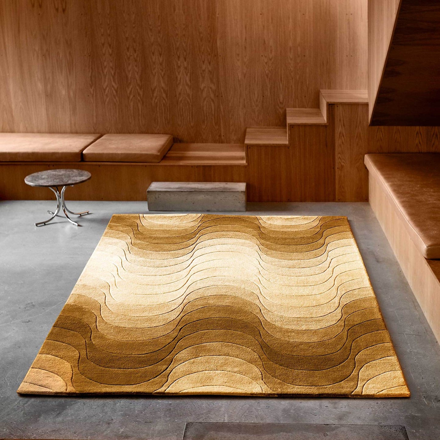 Wave Rug, Yellow